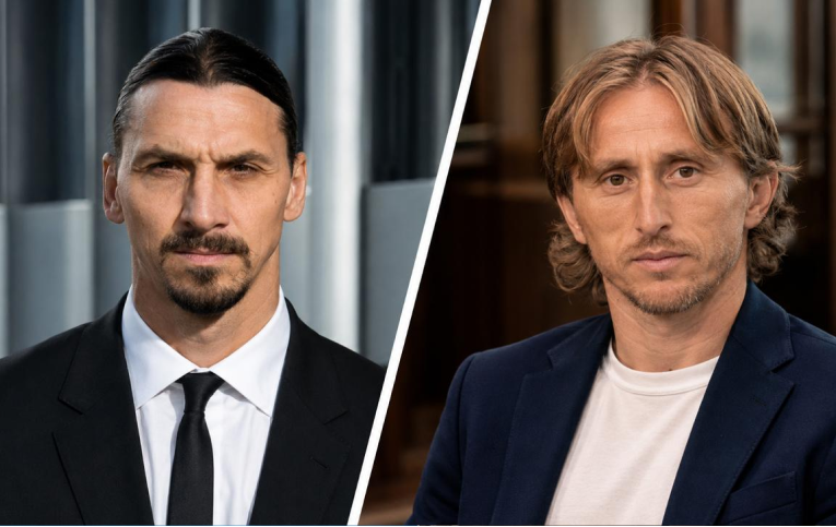 Zlatan Ibrahimović i Luka Modrić