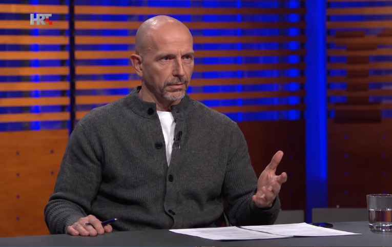 Voditelj Boris Stanković u studiju